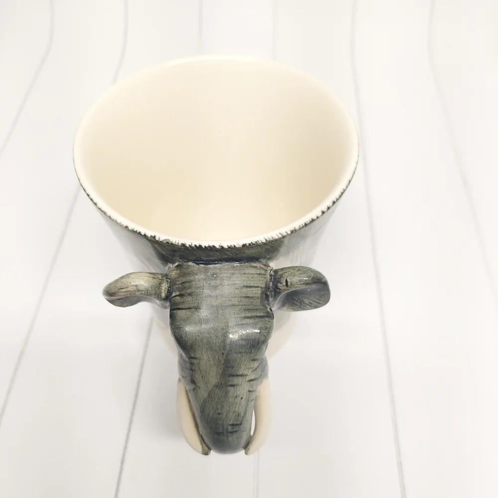 Pier 1 Elephant with Tusks Large Mug